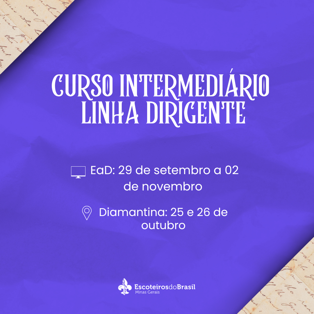 Aut. 058/2025 - Curso Intermediário Dirigente - Diamantina