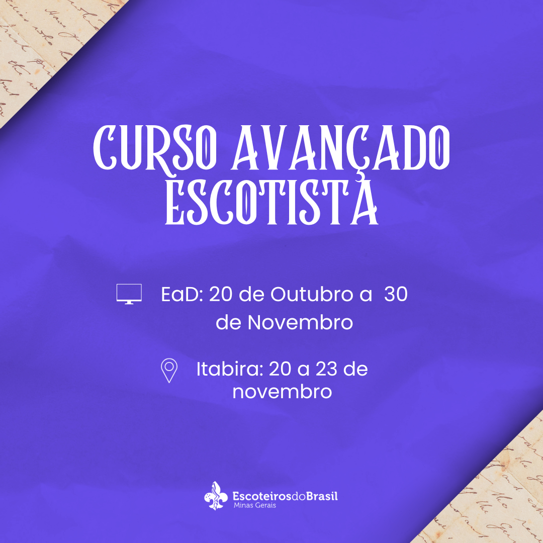 Autorização 061/2025 - Curso Avançado Escotista - Itabira