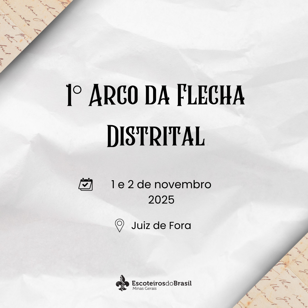 DZM - 1º Arco de Flecha Encontro Distrital de Escotistas do Ramo Escoteiro