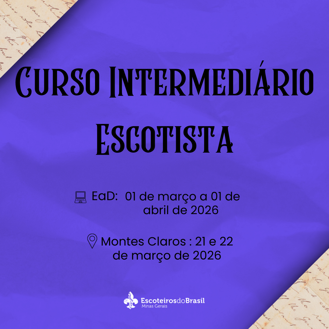Autorização 014/2026 - Curso Intermediário Escotista - Montes Claros